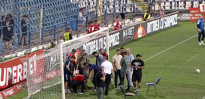 VIDEO | Situaţie ireală înainte de Oţelul - Sepsi! O poarta a stadionului de la Galaţi e prea mică