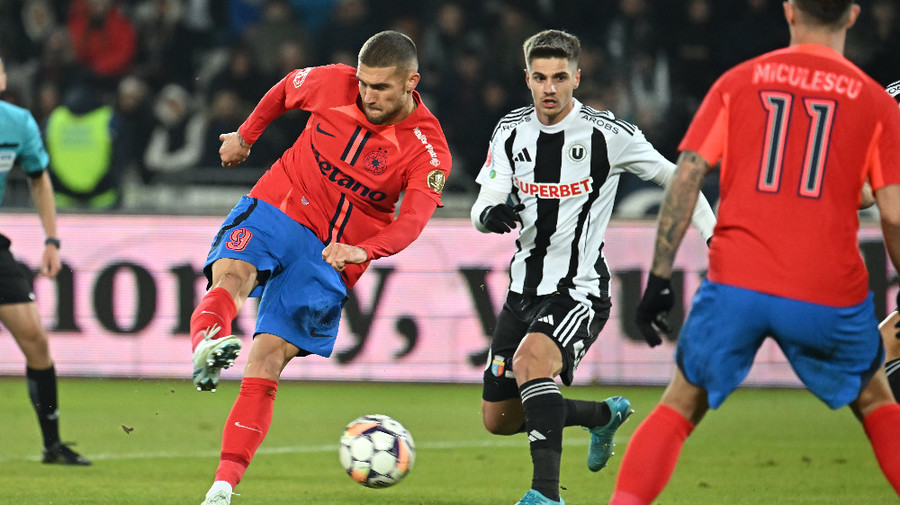 VIDEO | "U" Cluj - FCSB 1-2. Campioana se impune în fieful liderului