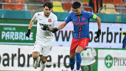 VIDEO | FCSB - Hermannstadt 1-1. Golul de mare frumuseţe semnat de Creţu salvează campioana