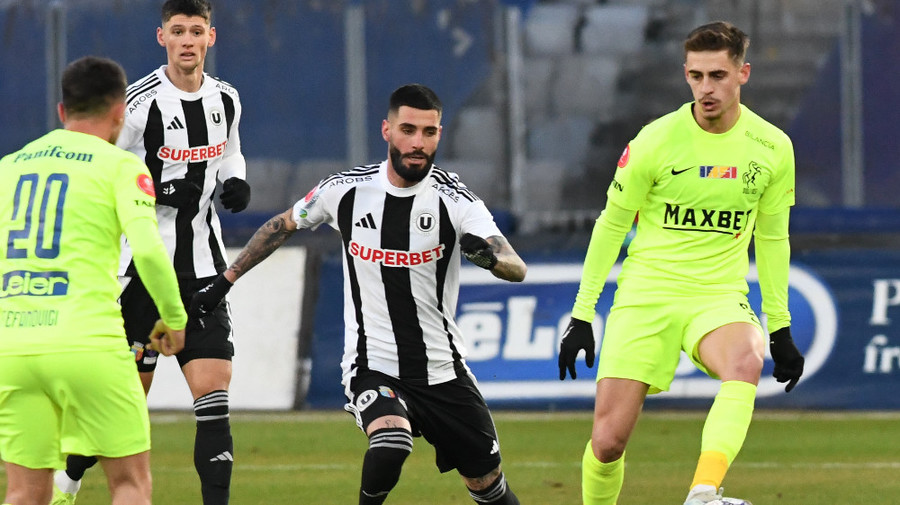VIDEO | ”U” Cluj - Poli Iaşi 2-2. Remontada fabuloasă a oaspeţilor