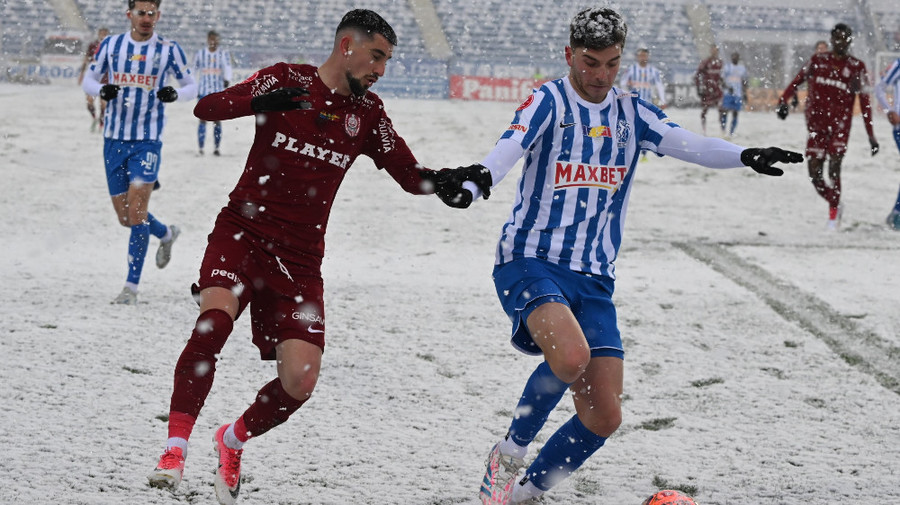 VIDEO | Poli Iaşi - CFR Cluj 1-1. Moldovenii obţin remiza după ce au jucat mai bine de o repriză în inferioritate numerică