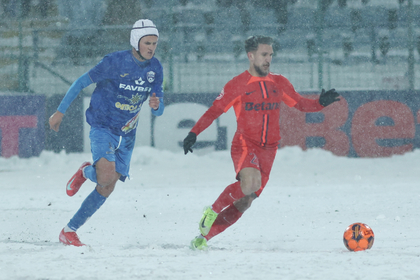 VIDEO | Gloria Buzău - FCSB 0-2. Campioana iese cu bine din infernul hibernal