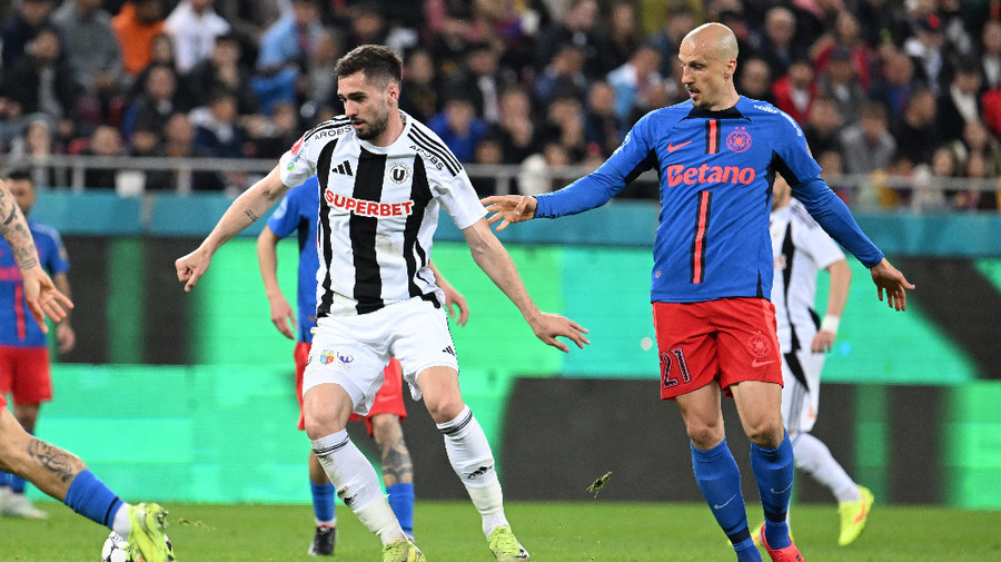 VIDEO | FCSB - ”U” Cluj 1-0. Un penalty discutabil a făcut diferenţa