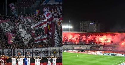 VIDEO | Au lăsat rivalităţile de-o parte în seara de Înviere! Mesajele comune afişate de suporterii Rapidului şi cei ai Universităţii Cluj