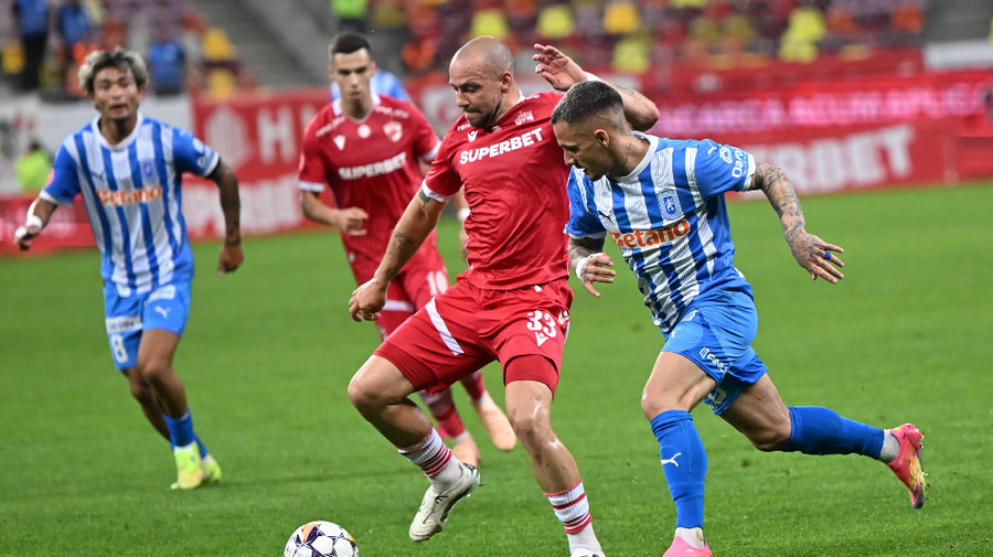 VIDEO | Dinamo - Universitatea Craiova 0-2. Oltenii speculează absenţele ”câinilor”