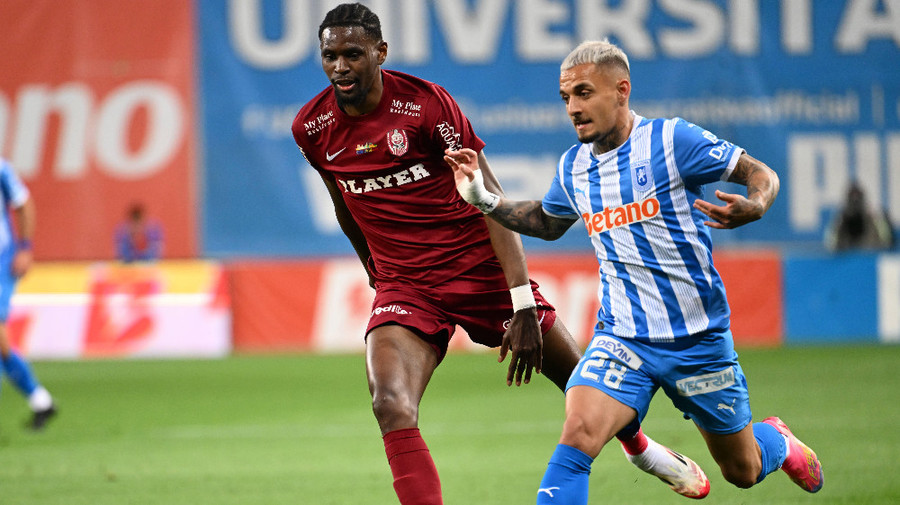 VIDEO | Universitatea Craiova - CFR Cluj 2-2. Rezultatul o face pe FCSB campioană!