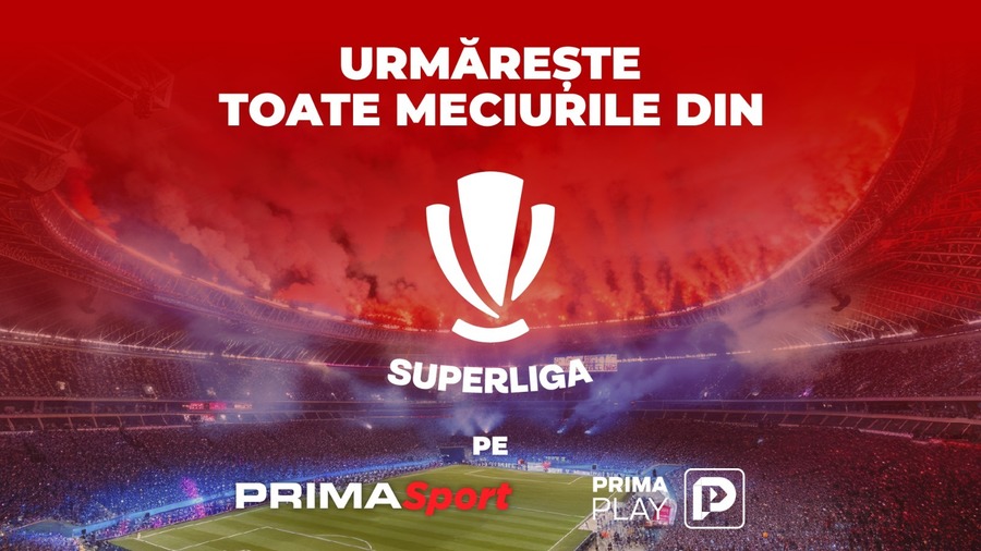 Superliga revine la Prima Sport şi PrimaPlay.ro! Sezonul 2025-2026 debutează cu meciuri de foc