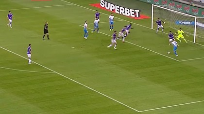 VIDEO | Reacţie rapidă a Universităţii Craiova! Oltenii revin în avantaj la doar trei minute după ce au fost egalaţi