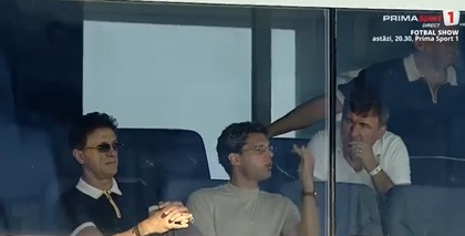 VIDEO | Prezenţă surpriză în tribune la meciul dintre Farul – Oţelul. Ianis li s-a alăturat lui Hagi şi Popescu pentru a urmări partida