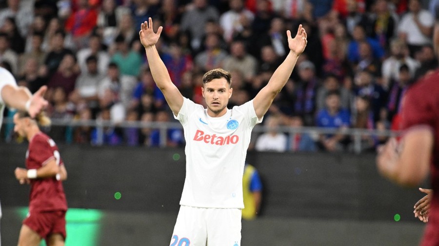 Marius Şumudică nu s-a abţinut! Cum l-a numit pe Dennis Politic înaintea derby-ului Dinamo - FCSB