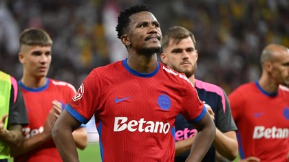 Ngezana, luat la mişto după Rapid – FCSB: „Doar la baschet se poate da fault”