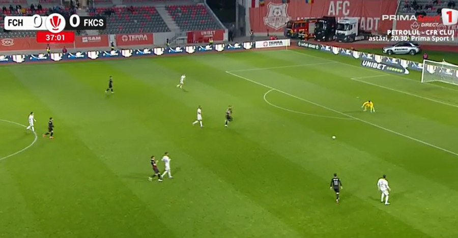 VIDEO | O gafă uriaşă aduce deschiderea de scor la Hermannstadt - Csikszereda