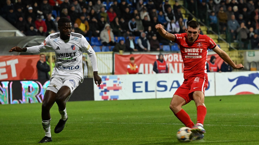 VIDEO | FC Botoşani - FC Hermannstadt 2-0. Moldovenii mai bifează o etapă pe primul loc
