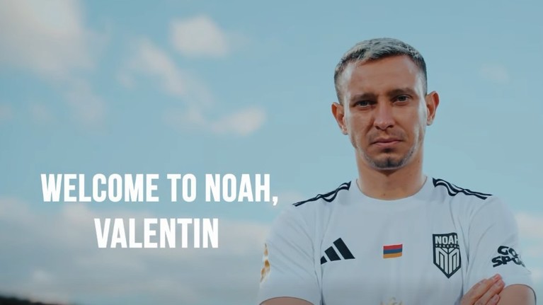 OFICIAL | Valentin Costache a fost prezentat de FC Noah: „Consolidarea liniei de atac”