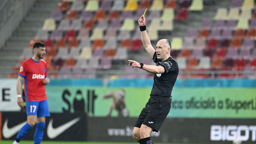 Viorel Flueran arbitrează Farul – FCSB, programat luni în play-out-ul Superligii
