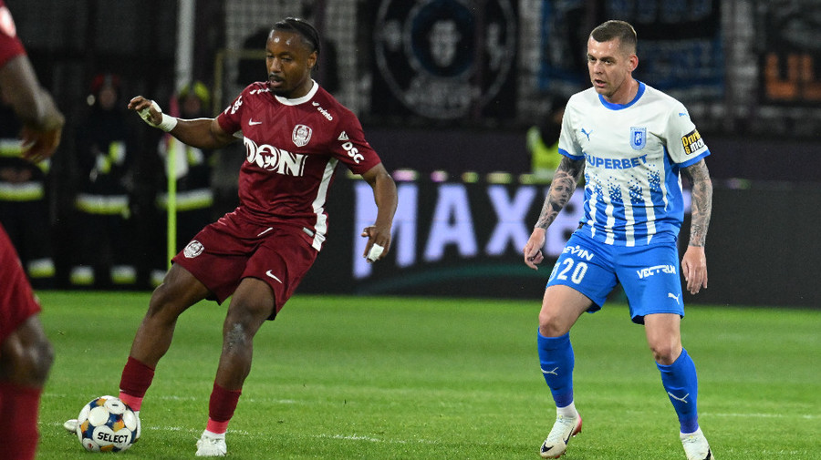 VIDEO | CFR Cluj – Universitatea Craiova 0-0. Remiză albă în Gruia! Oltenii, salvaţi de un ofsaid după ce a intervenit VAR-ul