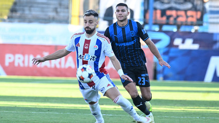 VIDEO | Oţelul Galaţi – Universitatea Craiova 1-1. Campioana a jucat excelent cu un om în minus, dar a rămas fără replică la eurogolul din finalul partidei