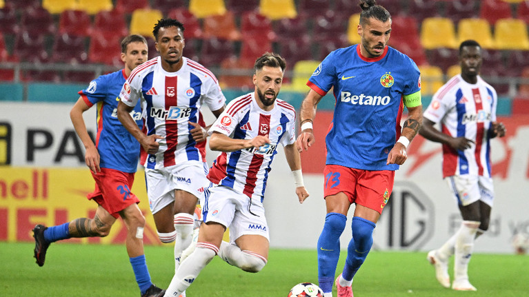 VIDEO | FCSB – Oţelul Galaţi, în direct pe Prima Sport 1 şi PrimaPlay.ro! Primă repriză săracă în ocazii