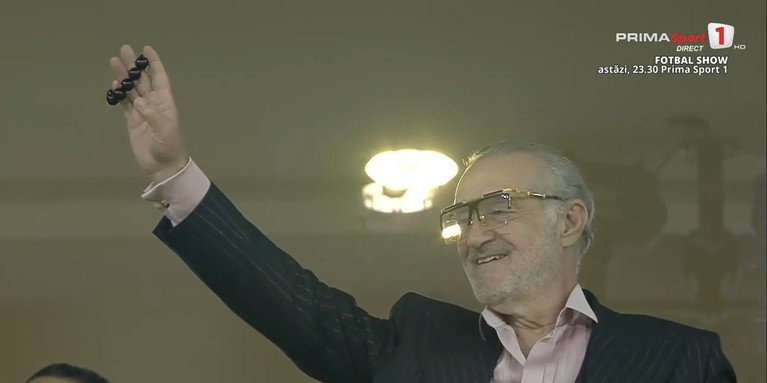 VIDEO | Revenirea lui Laurenţiu Reghecampf pe banca FCSB-ului l-a scos din palat pe Gigi Becali! Patronul „roş-albaştrilor”, prezent la Arena Naţională pentru meciul cu Oţelul