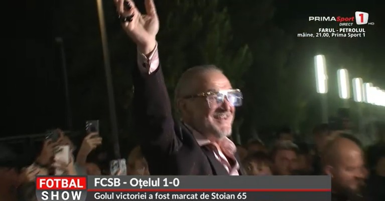 VIDEO | Gigi Becali s-a dezlănţuit după meciul cu Oţelul! Patronul FCSB-ului i-a criticat dur pe jucătorii lui Laurenţiu Reghecampf şi a plecat de la stadion în stilul caracteristic 