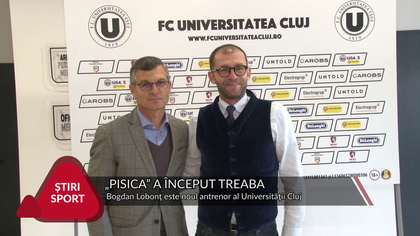 VIDEO | ”PISICA” LOBONŢ A VENIT LA CLUJ PENTRU A PROMOVA CU ”ŞEPCILE ROŞII” ÎN LIGA 1