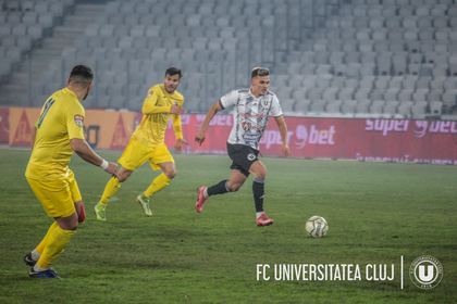 VIDEO | Tamaş, ca vinul vechi. Fundaşul a marcat unicul gol al meciului cu Ripensia, care o duce pe ”U” Cluj pe loc de play-off