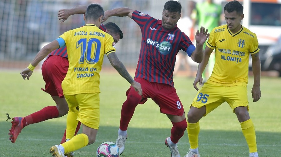 VIDEO | Unirea Slobozia - CSA Steaua 1-1! ”Militarii” au tremurat în a doua repriză, dar rămân neînvinşi în Liga 2