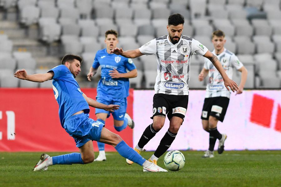 VIDEO | ”U” Cluj - Viitorul Pandurii Târgu-Jiu, 1-0. Clujenii obţin cele trei puncte şi se instalează pe locul patru în clasamentul Ligii a 2-a!