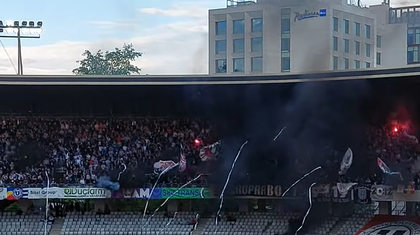 VIDEO | Atmosferă de zile mari pe Cluj Arena. Fanii lui ”U” fac show, la meciul care îi poate duce în Casa Liga 1