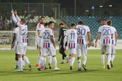 VIDEO | Oţelul Galaţi - Minaur Baia Mare 1-0. Trupa lui Dorinel Munteanu ajunge la egalitate cu locul al treilea 