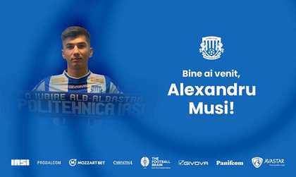 Poli Iaşi, totul pentru promovare. Moldovenii l-au adus pe Alexandru Musi de la FCSB