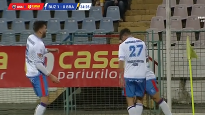 VIDEO | Liga 2 a revenit! Brazilianul Sampaio a marcat şi a oferit un dans în stilul carnavalului de la Rio