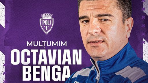 Octavian Benga şi-a reziliat contractul cu Poli Timişoara. Paul Codrea va conduce echipa până la finalul sezonului