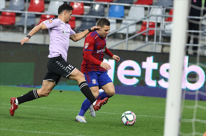 VIDEO | Oţelul - CSA Steaua 3-2. Gălăţenii au obţinut o victorie mare, după ce au tremurat serios în a doua parte 