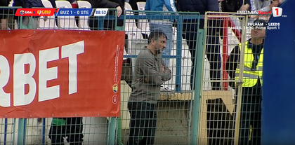 VIDEO ǀ Imagini rare pentru un meci de fotbal în Gloria Buzău - Steaua! Mihalcea, lângă un gard ruginit, după ce a fost eliminat. Jucătorul care a primit stupid un cartonaş roşu