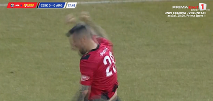 VIDEO | EUROGOL în Liga 2! Nagy înscrie la vinclu de la distanţă în poarta lui CFC Argeş, după un corner executat cu schemă