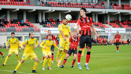 VIDEO | Unirea Slobozia - Csikszereda 0-1. Oaspeţii s-au impus la limită şi s-au apropiat de play-off