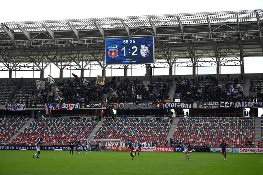 Câţi spectatori s-au aflat în „Ghencea” la Steaua - FC Argeş. Numărul uluitor