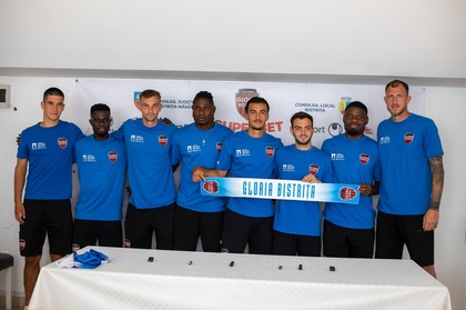 Transferuri importante bifate de Gloria Bistriţa, club nou-promovat în Liga 2