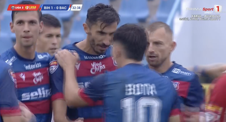 VIDEO | FC Bihor – FC Bacău, ACUM, pe Prima Sport 1 şi PrimaPlay.ro! Penalty pentru gazde! Filip a deschis scorul 