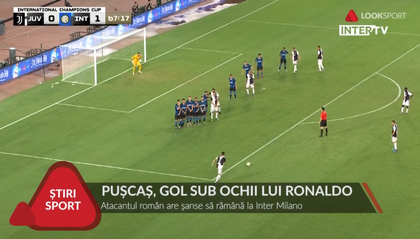 VIDEO | PUŞCAŞ, GOL SUB OCHII LUI RONALDO