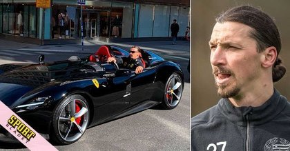 Ibrahimovic a ieşit la plimbare cu un Ferrari neînmatriculat, în valoare de 1,6 milioane de euro. Decizia autorităţilor