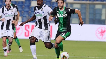 VIDEO | Semieşec pentru Sassuolo cu Udinese, fără Vlad Chiricheş pe teren