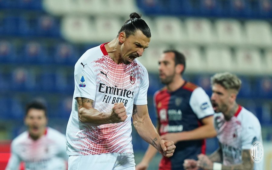 VIDEO | Ibrahimovic scrie istorie la 39 de ani! Recordurile suedezului după 'dubla' din meciul Cagliari - Milan