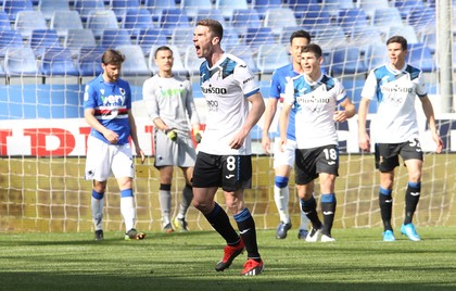 Sampdoria - Atalanta 0-2. Echipa lui Gasperini a revenit în zona locurilor de Liga Campionilor