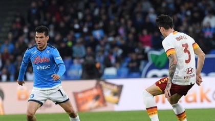 Serie A | Napoli a remizat acasă cu AS Roma, scor 1-1. Golul oaspeţilor, marcat în minutul 90+1
