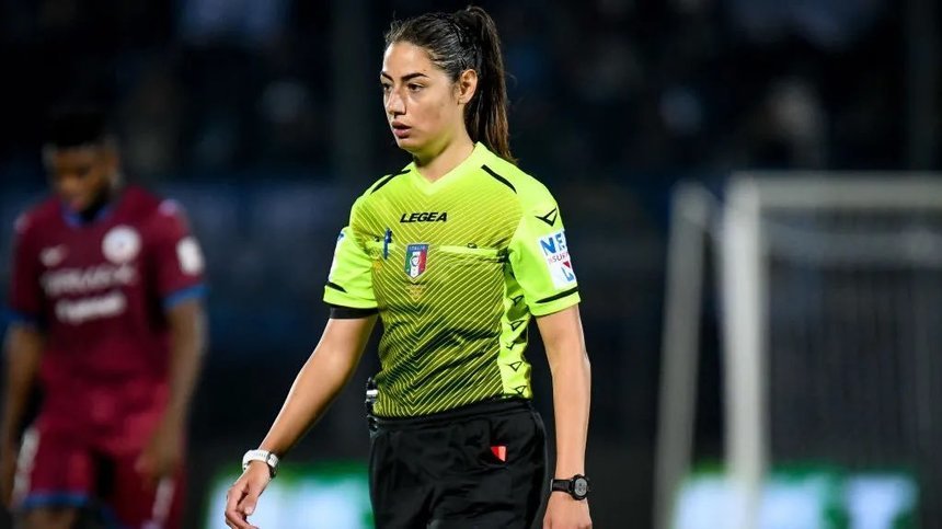 Maria Sole Ferrieri Caputi devine în acest weekend prima femeie arbitru care conduce un meci din Serie A