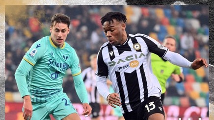 VIDEO ǀ Remiză între Udinese şi Verona în Serie A. Scorul a fost decis din prima repriză