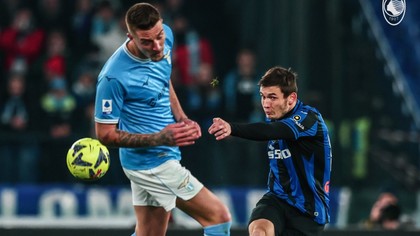 VIDEO | Înfrângere pentru Lazio, pe teren propriu, în faţa Atalantei, scor 0-2. Viitoarea adersară a CFR-ului a căzut pe locul 6 în Serie A