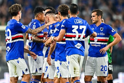 Sampdoria şi Sassuolo au terminat la egalitate în Serie A. Remiză cu multe goluri 